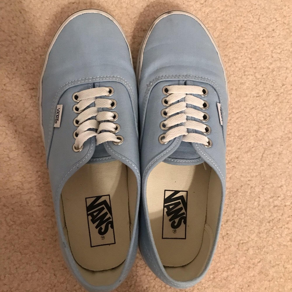 Blue authentic vans